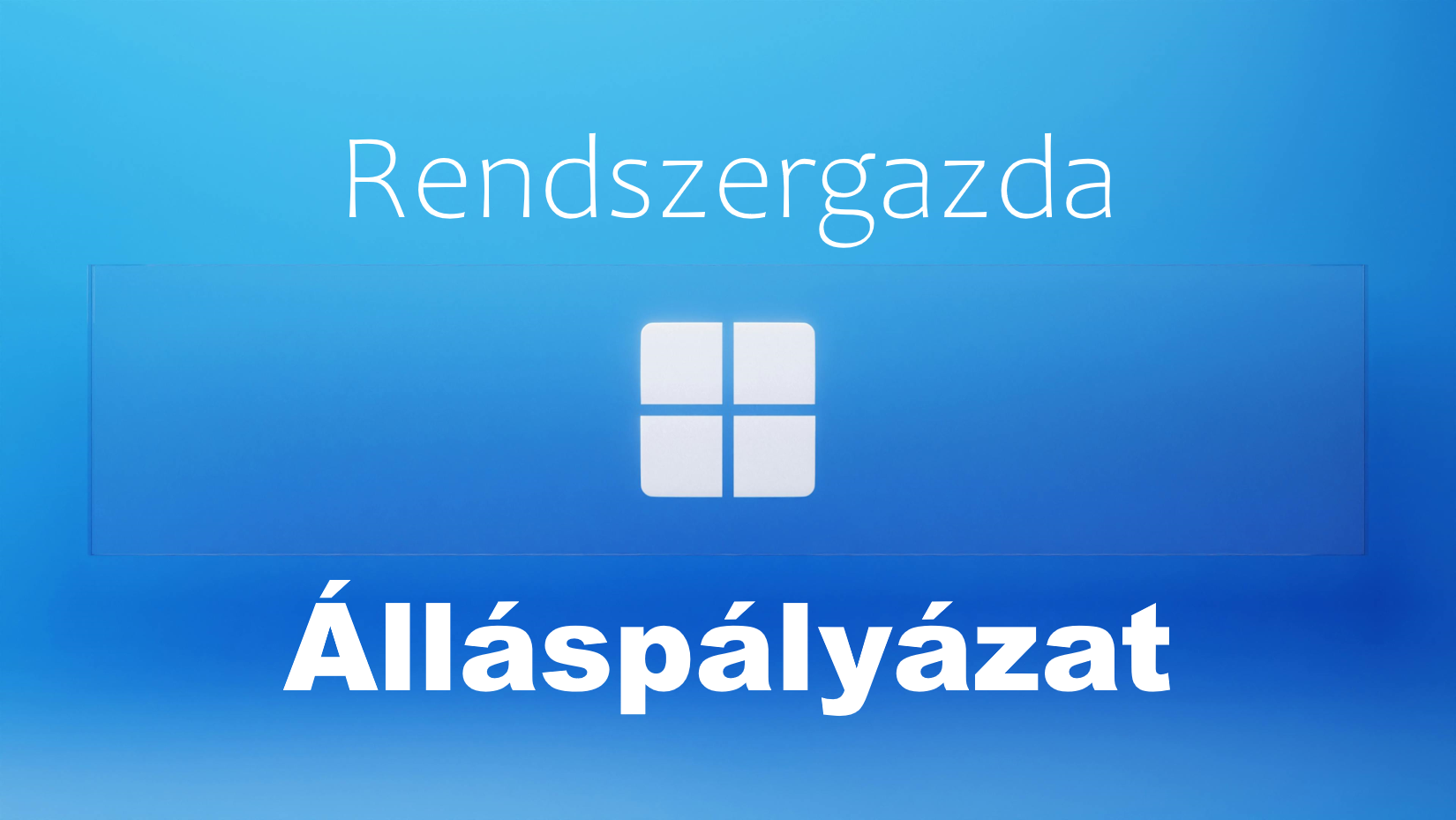 Álláspályázat