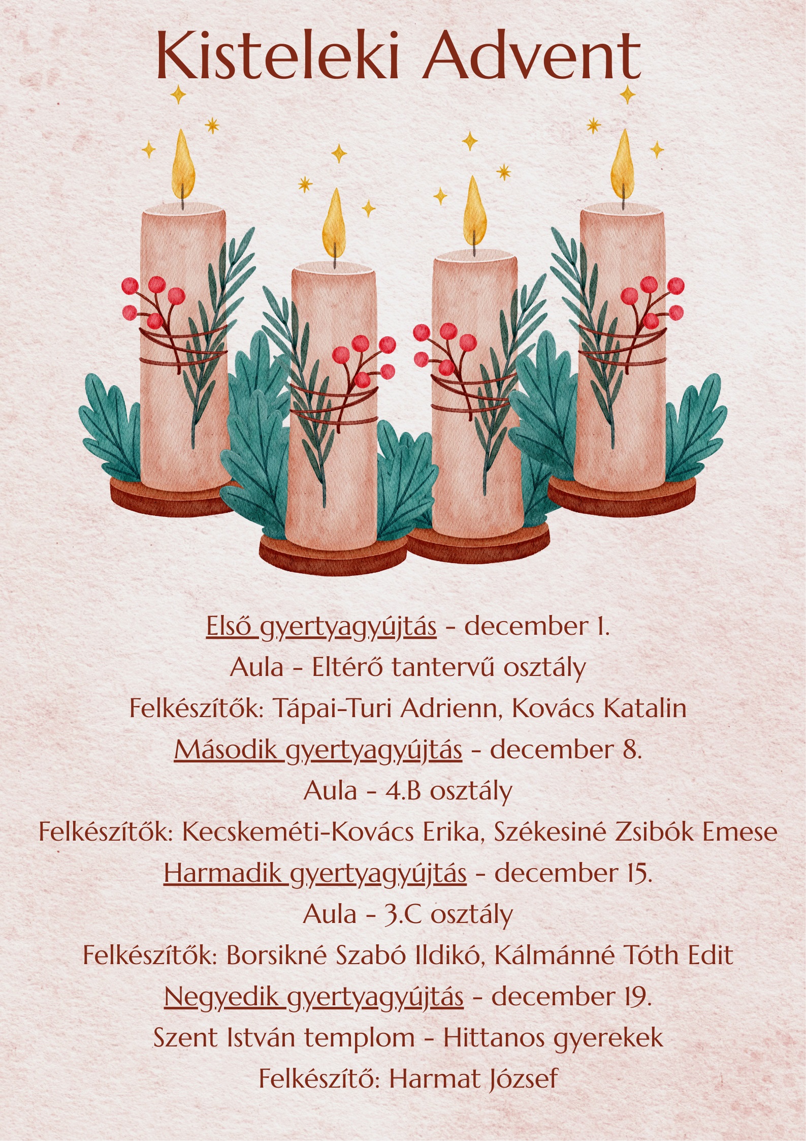 Kisteleki Advent 2025