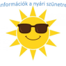 Információk a nyári szünetre