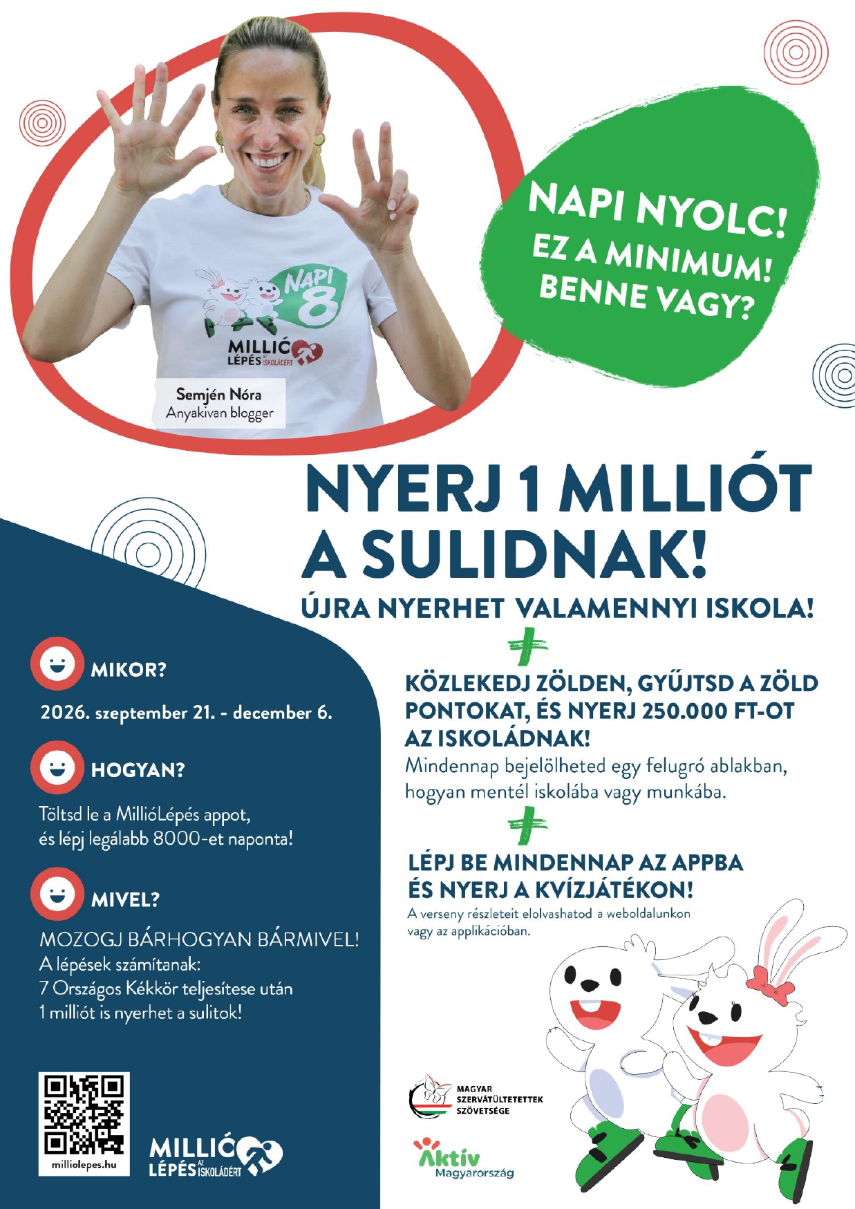 Millió lépés az iskoládért!